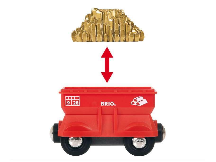 BRIO World Crane & Mountain Tunnel – 7-Piece Toy Train Accessory | FSC Beech Wood | Ages 3+