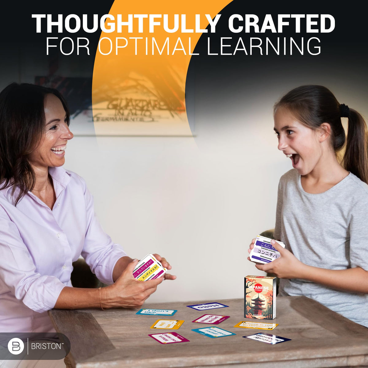 Briston Japanese Conversational Flash Cards – 75 Beginner Sayings with Audio Pronunciations