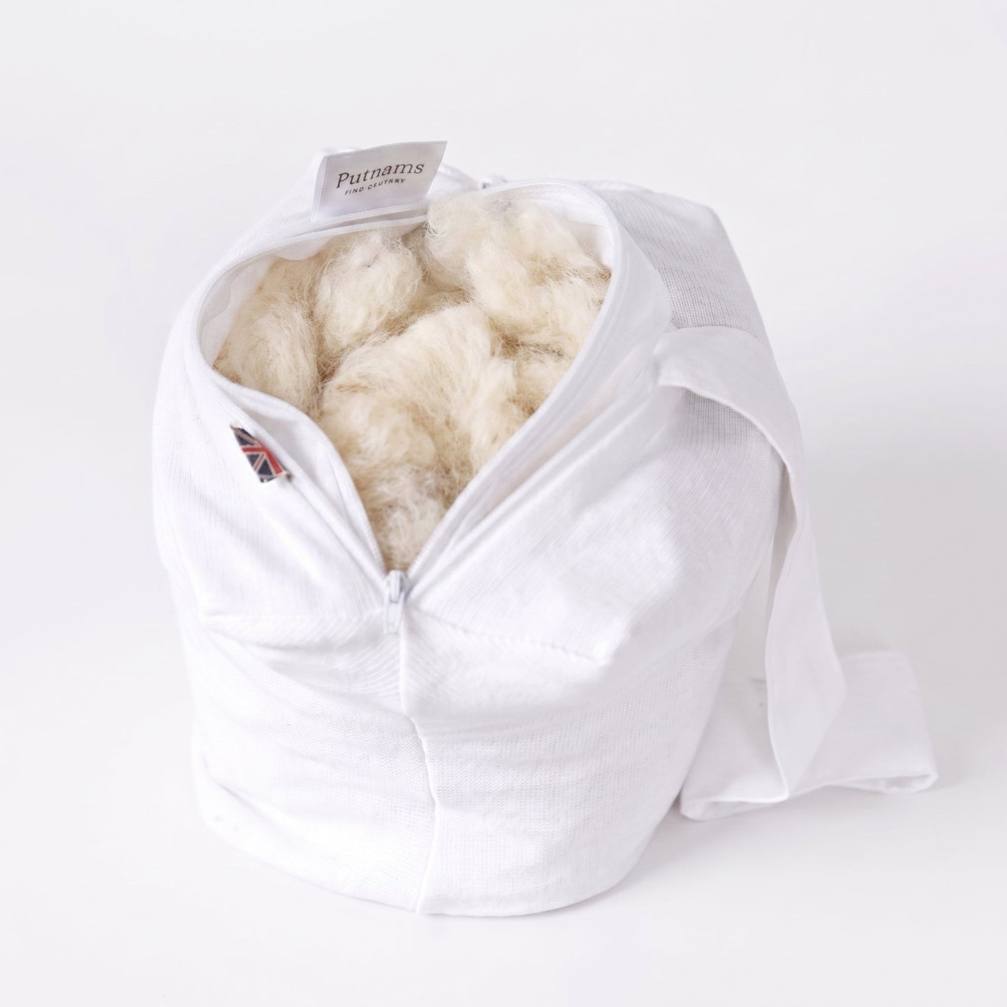 British Wool Knee Pillow – Side Sleeper Leg Cushion with Strap, UK Made