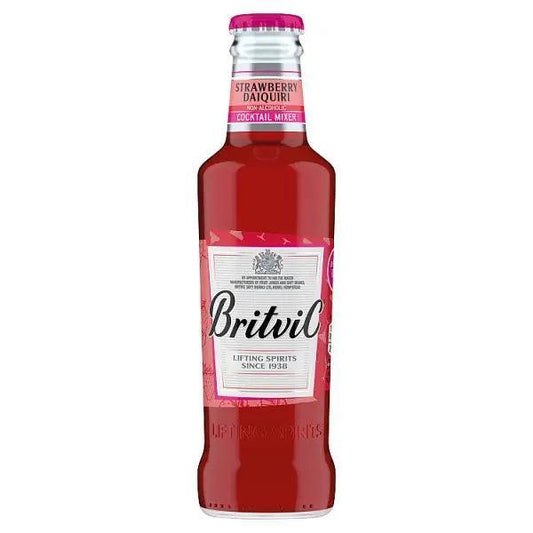 Britvic Strawberry Daiquiri Non-Alcoholic Cocktail Mixer 200ml (Case of 24)
