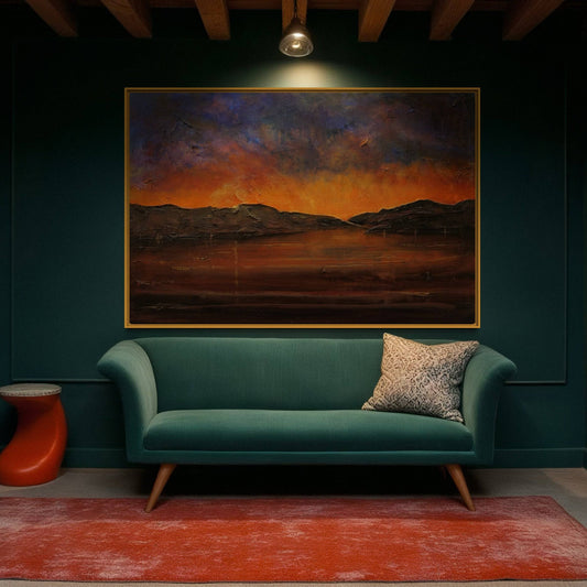 A Brooding Clyde Dusk | Statement Interior Wall Art from Scotland