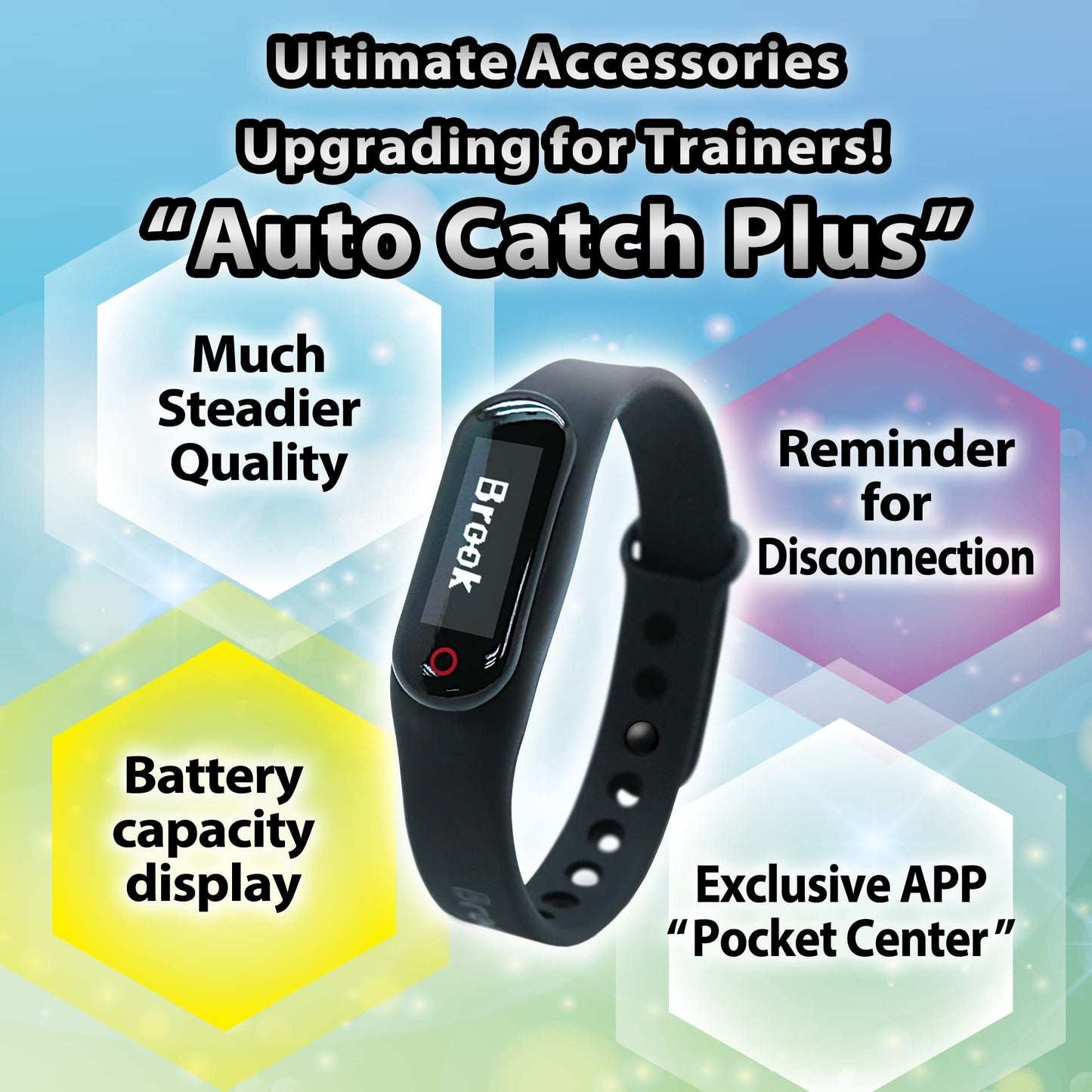 Brook Pocket Auto Catch Plus – Upgraded Auto Catch & Auto Spin Wristband