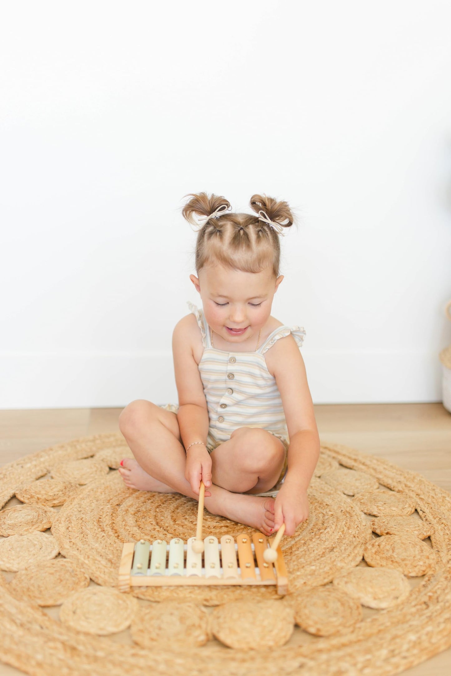 Brooklyn Neutral Xylophone – Montessori Musical Toy for Toddlers & Kids | Neutral Boho