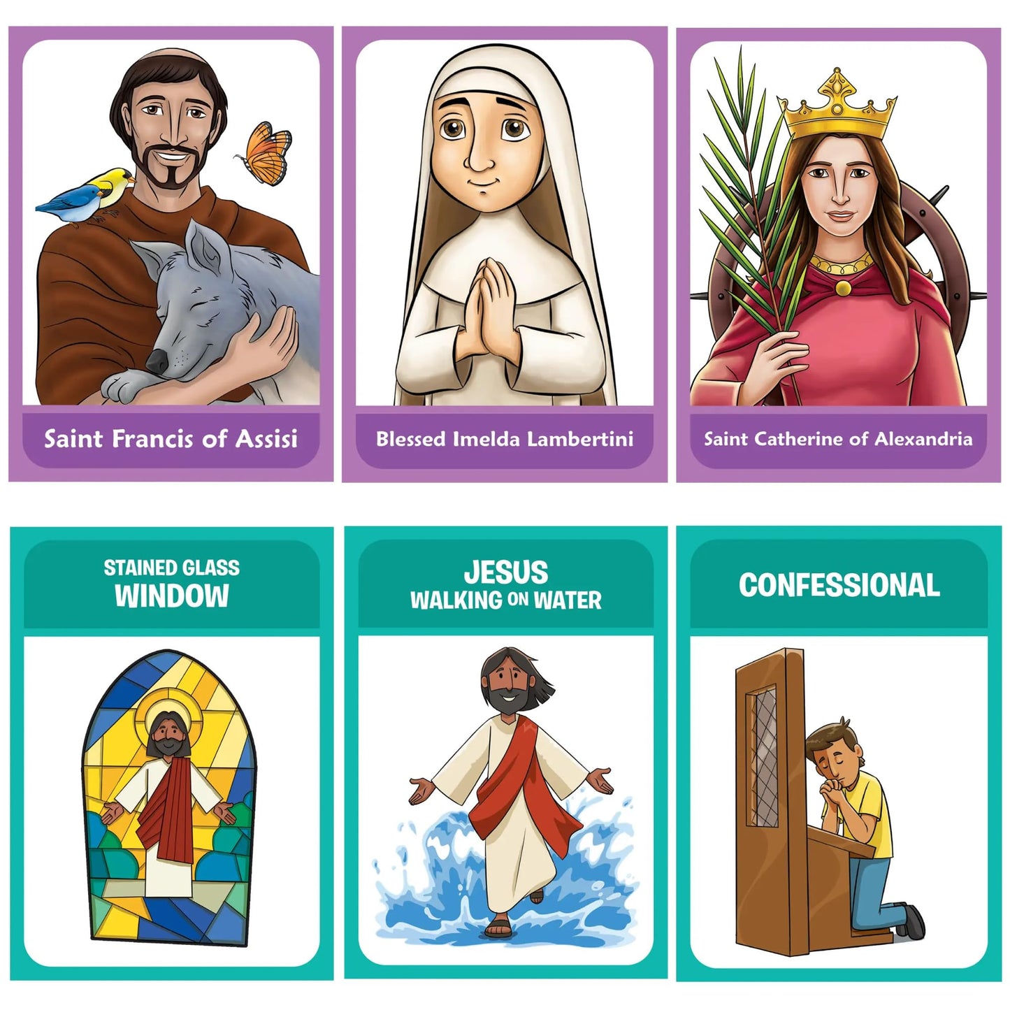 Brother Francis Got It! Catholic Bingo Game – 2-in-1 Saint & Church Cards for Groups