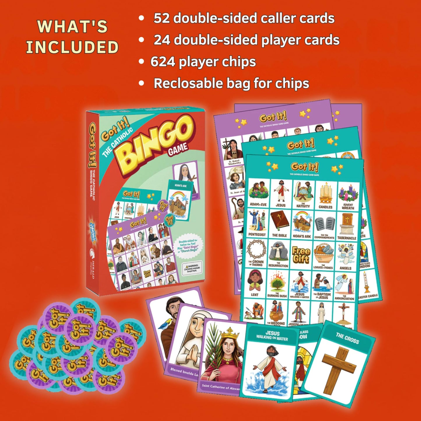 Brother Francis Got It! Catholic Bingo Game – 2-in-1 Saint & Church Cards for Groups