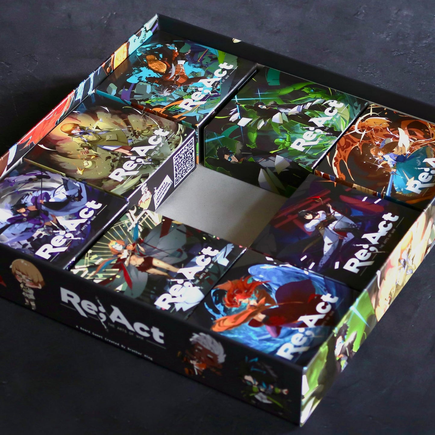 Re;ACT: The Arts of War – 2-Player Board Game by Brother Ming