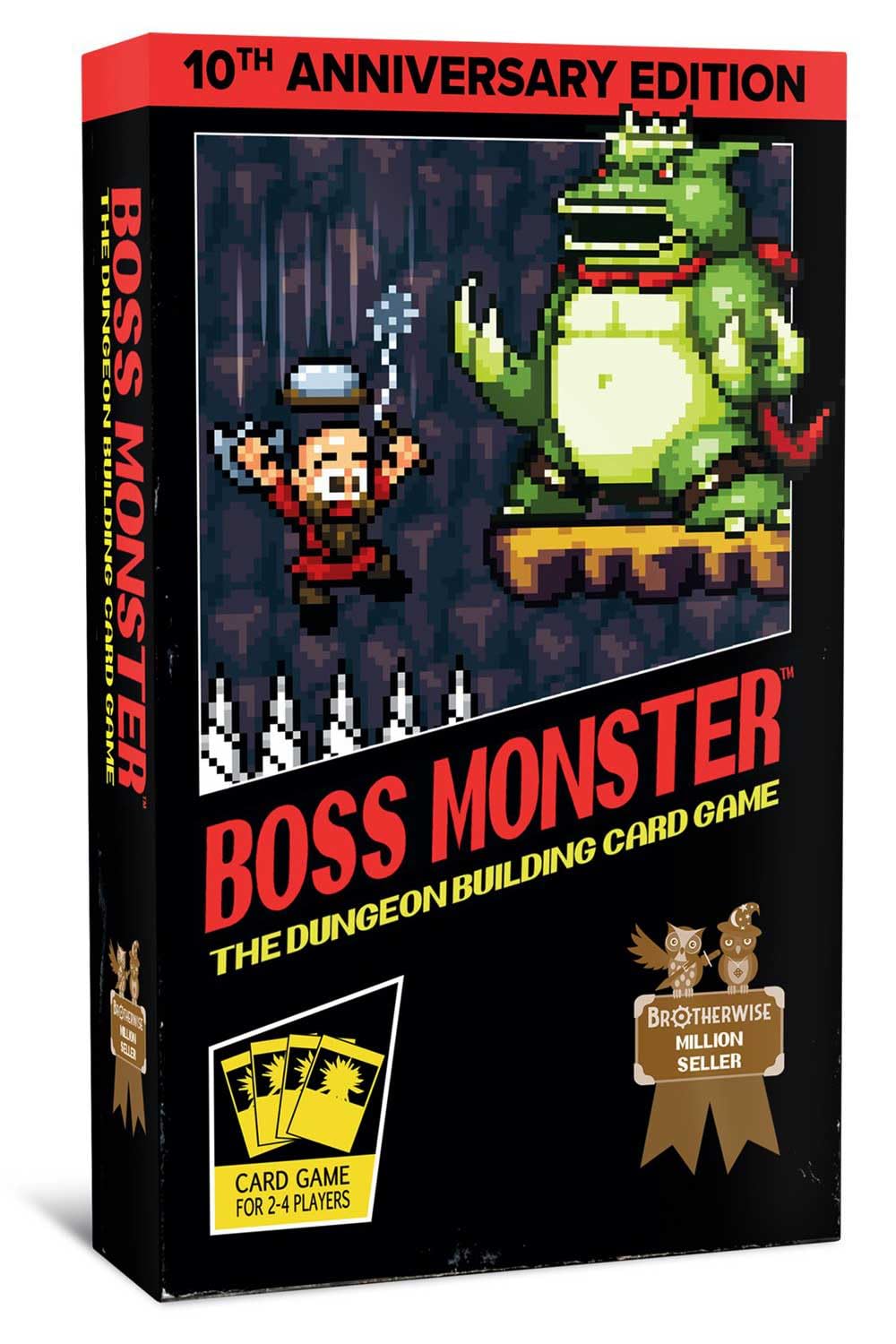 Boss Monster 10th Anniversary Edition by Brotherwise Games | 2-4 Players, 30 Minutes, Ages 13+