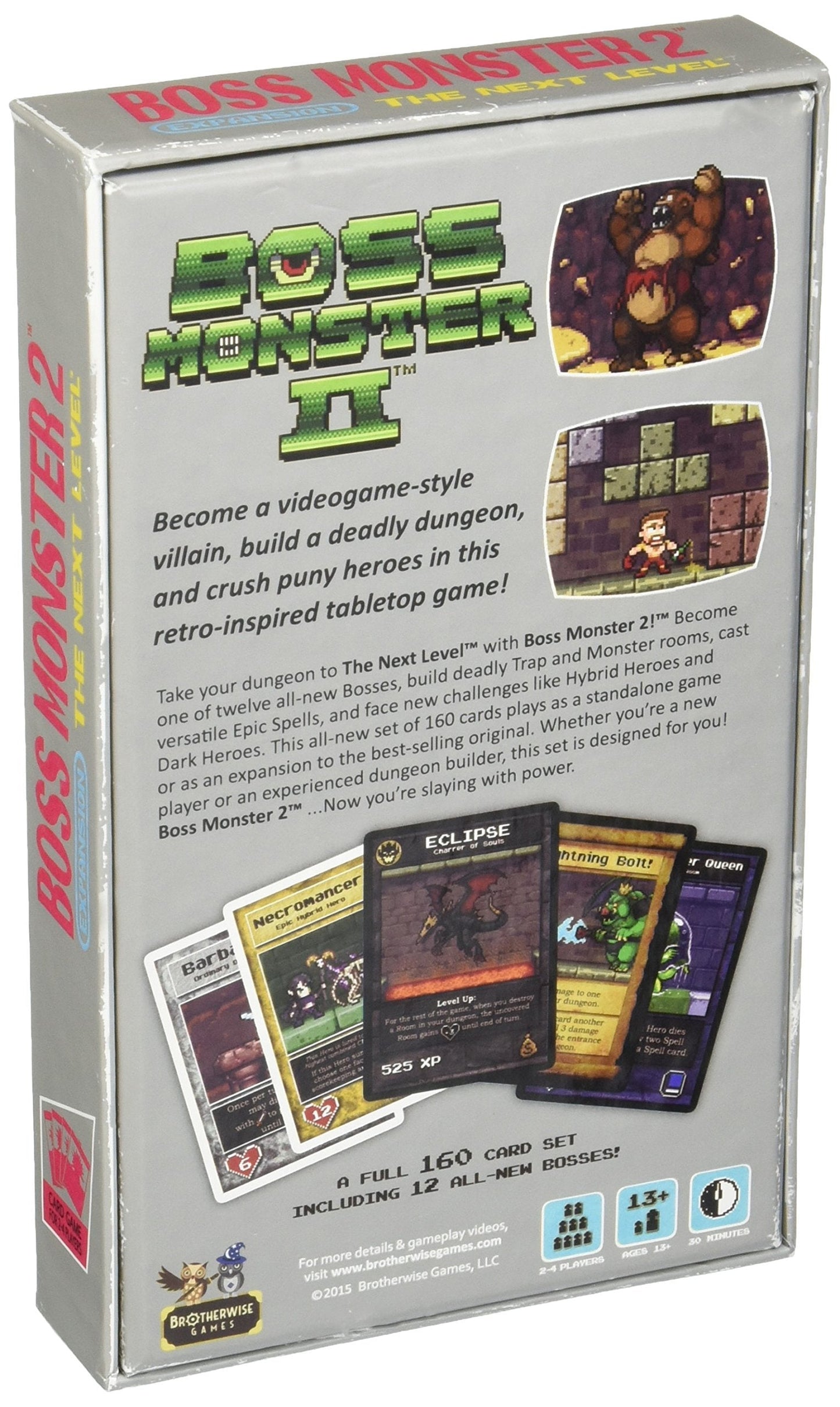 Brotherwise Games Boss Monster 2: The Next Level Card Game — Standalone or Expansion (2-4 Players)