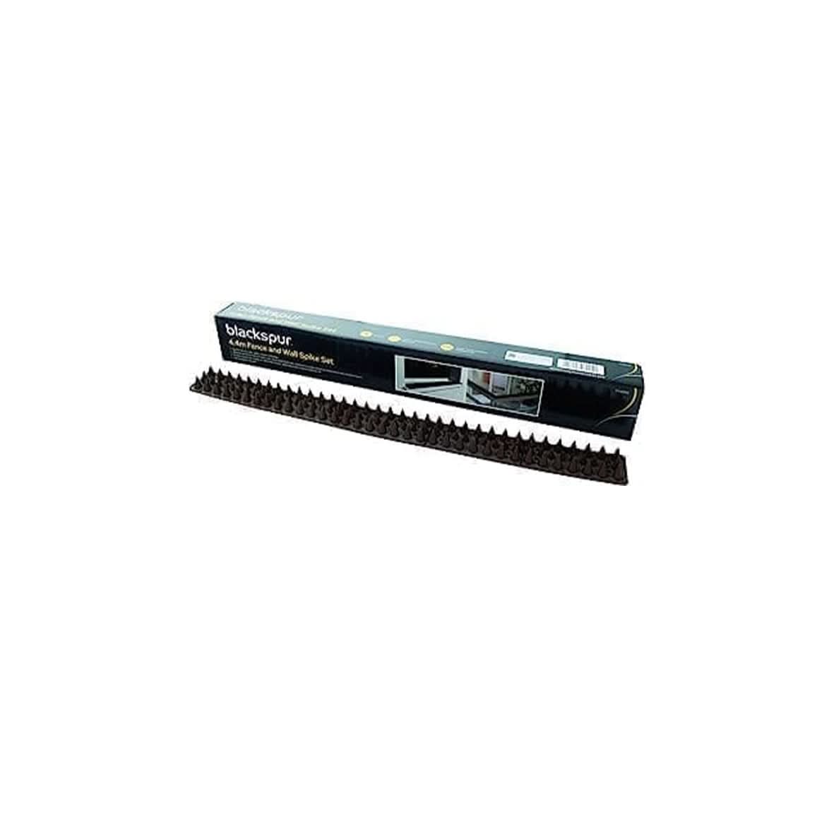 Brown Fence & Wall Security Spike Set with Warning Labels