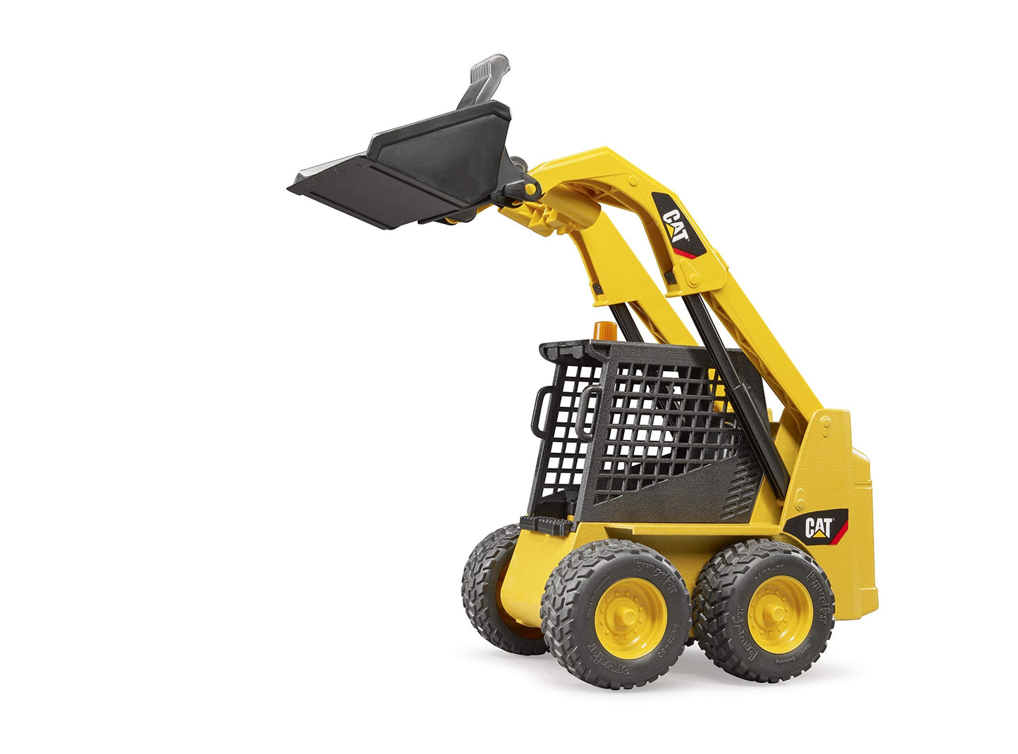 Bruder 02482 Caterpillar Skid Steer Loader – 1:16 Scale with Realistic Arm & Detachable Bucket