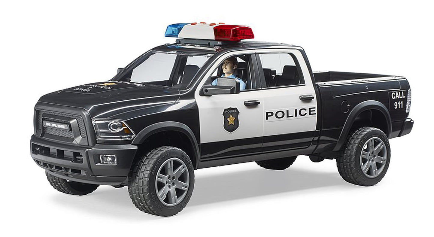 Bruder 02505 RAM 2500 Police Pickup 4x4 - 1:16 Scale Emergency Vehicle