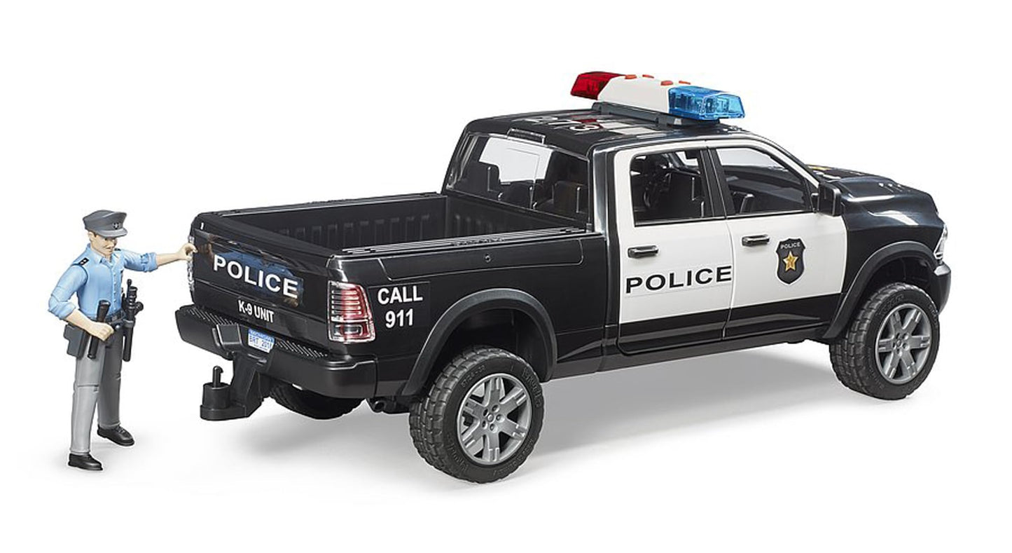 Bruder 02505 RAM 2500 Police Pickup 4x4 - 1:16 Scale Emergency Vehicle