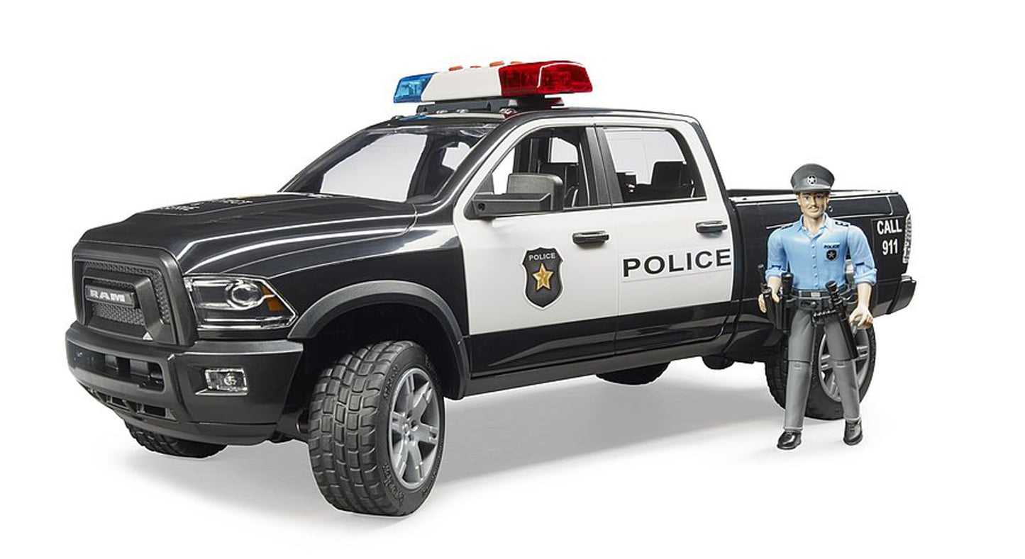 Bruder 02505 RAM 2500 Police Pickup 4x4 - 1:16 Scale Emergency Vehicle