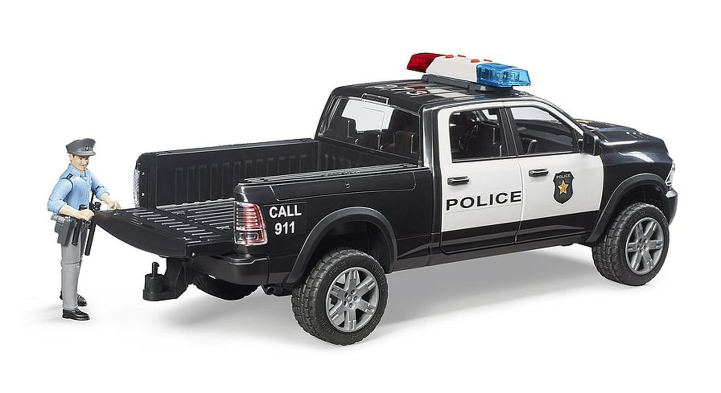Bruder 02505 RAM 2500 Police Pickup 4x4 - 1:16 Scale Emergency Vehicle