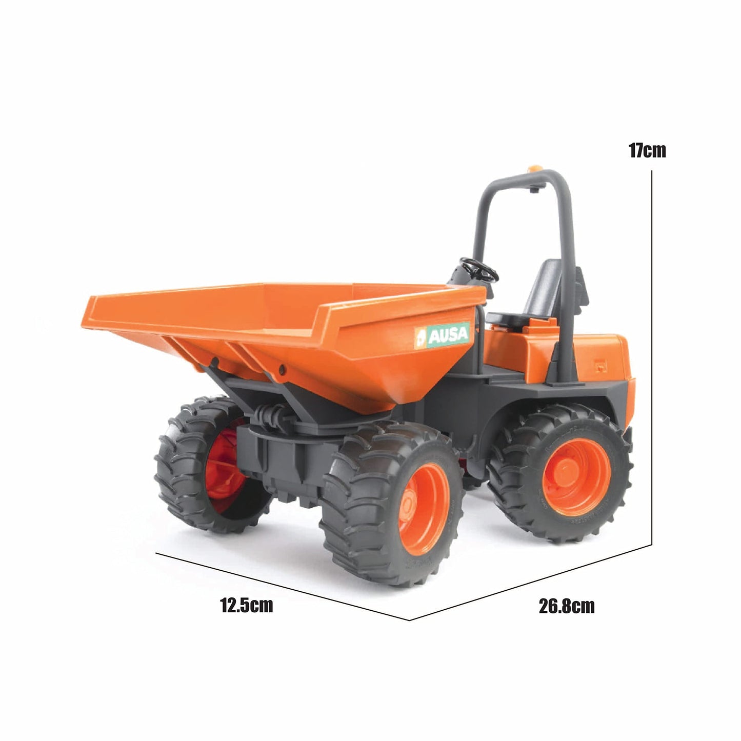 Bruder 02449 AUSA Minidumper – 1:16 Scale with Articulated Steering