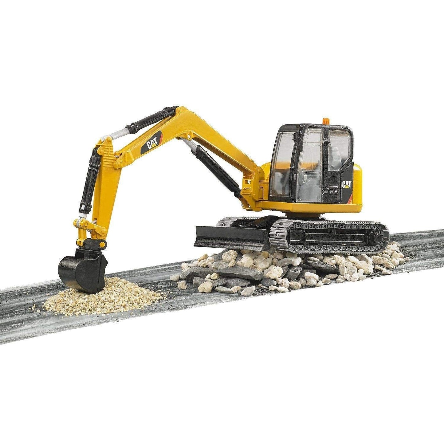 Bruder 02457 CAT Mini Excavator – Realistic 1:16 Scale Vehicle Toy for Indoor & Outdoor Play