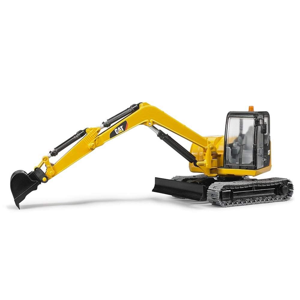Bruder 02457 CAT Mini Excavator – Realistic 1:16 Scale Vehicle Toy for Indoor & Outdoor Play