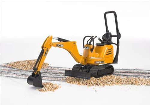 Bruder JCB Micro Excavator 8010 CTS – Realistic 1:16 Construction Toy for bworld Play