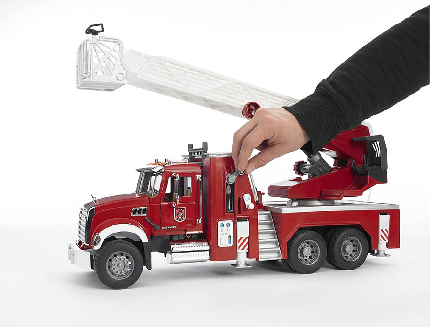 Bruder Mack Granite Fire Engine with Water Pump - Realistic Fire Rescue Toy