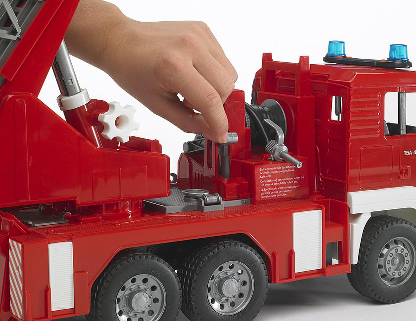 Bruder MAN Fire Engine 02771 – Realistic Rescue Crane Truck for Kids