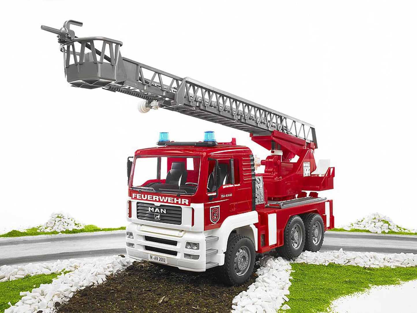 Bruder MAN Fire Engine 02771 – Realistic Rescue Crane Truck for Kids