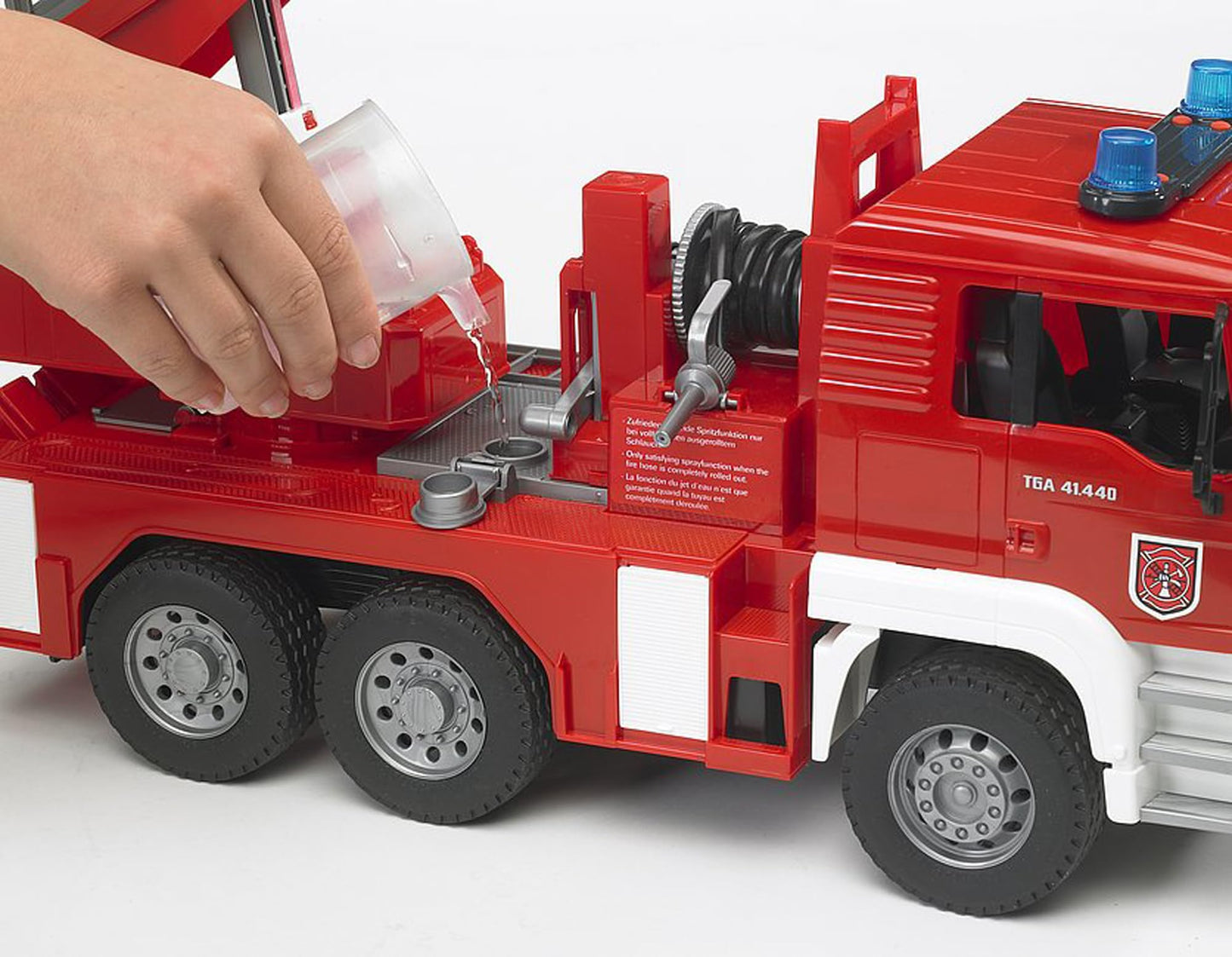 Bruder MAN Fire Engine 02771 – Realistic Rescue Crane Truck for Kids