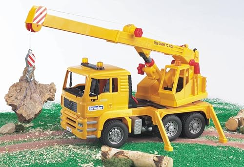 Bruder Man TGA Crane Truck 02754 – 1:16 Scale with Extendable Boom