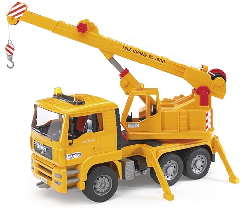 Bruder Man TGA Crane Truck 02754 – 1:16 Scale with Extendable Boom