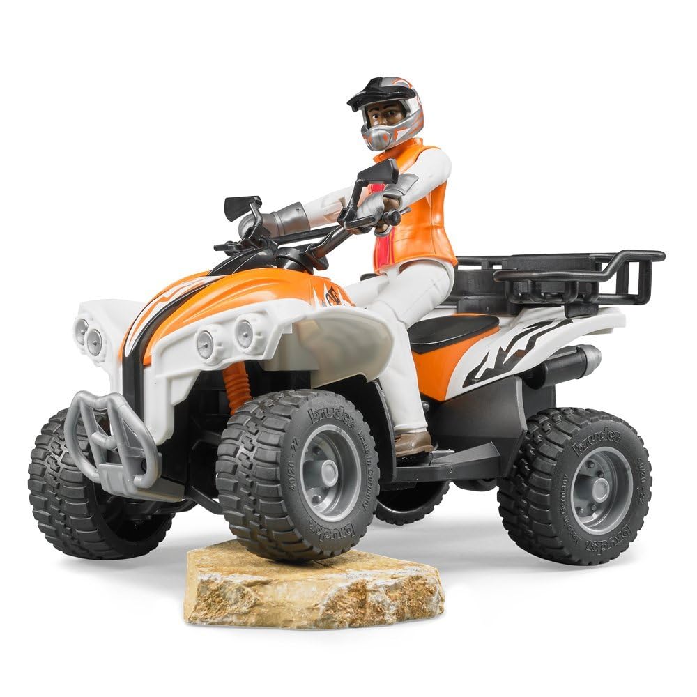 Bruder Quad with Driver – 1:16 Scale Off-Road Vehicle (Colors May Vary)