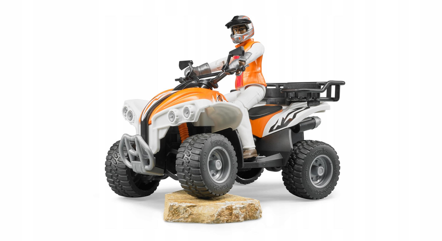 Bruder Quad with Driver – 1:16 Scale Off-Road Vehicle (Colors May Vary)