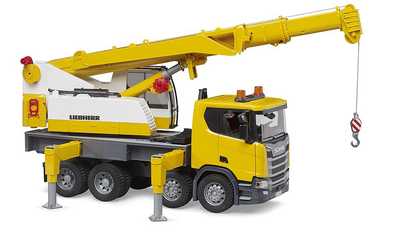 Bruder 03571 Scania Super 560R Liebherr Crane Truck with Light & Sound Module