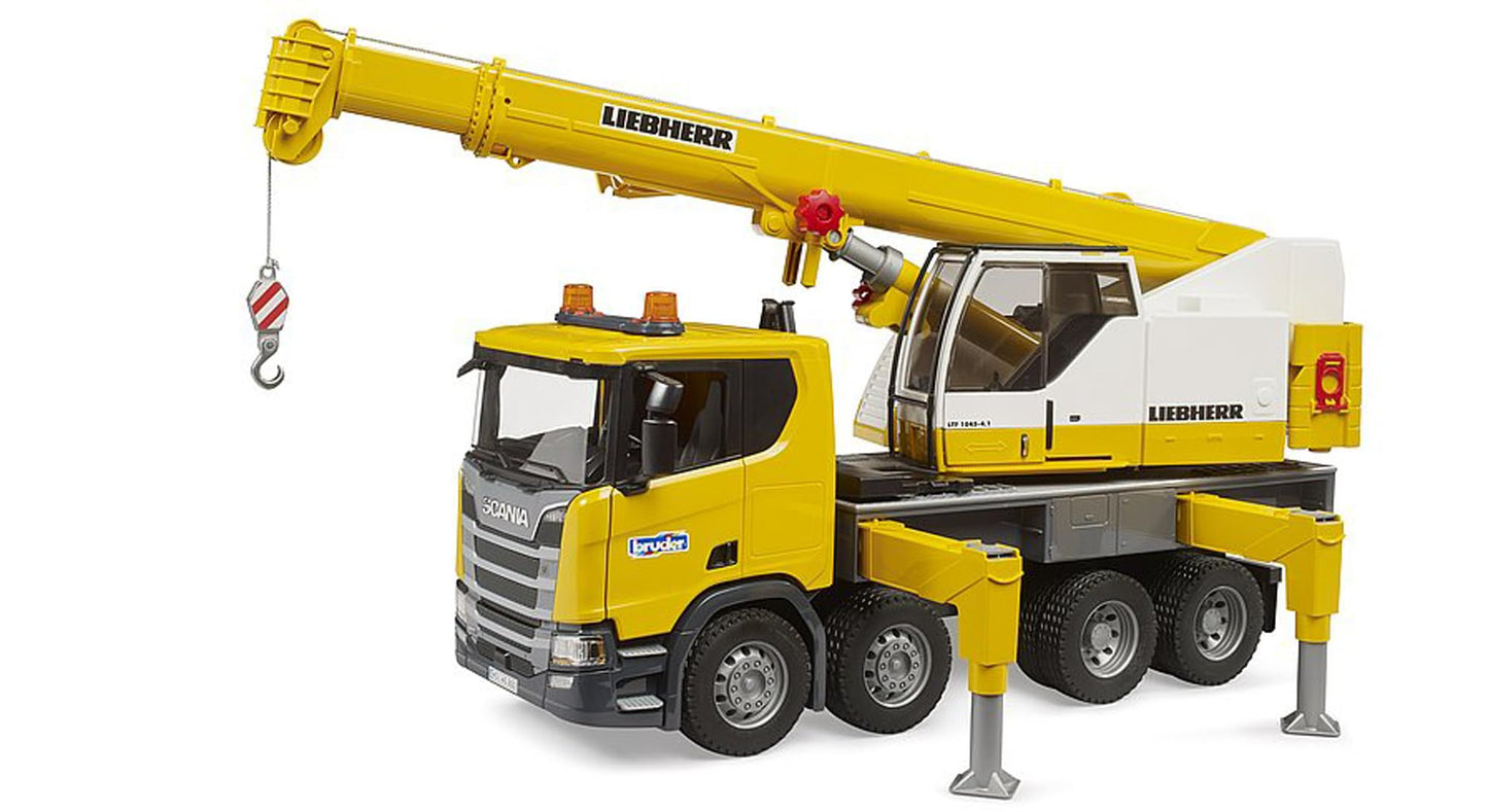 Bruder 03571 Scania Super 560R Liebherr Crane Truck with Light & Sound Module