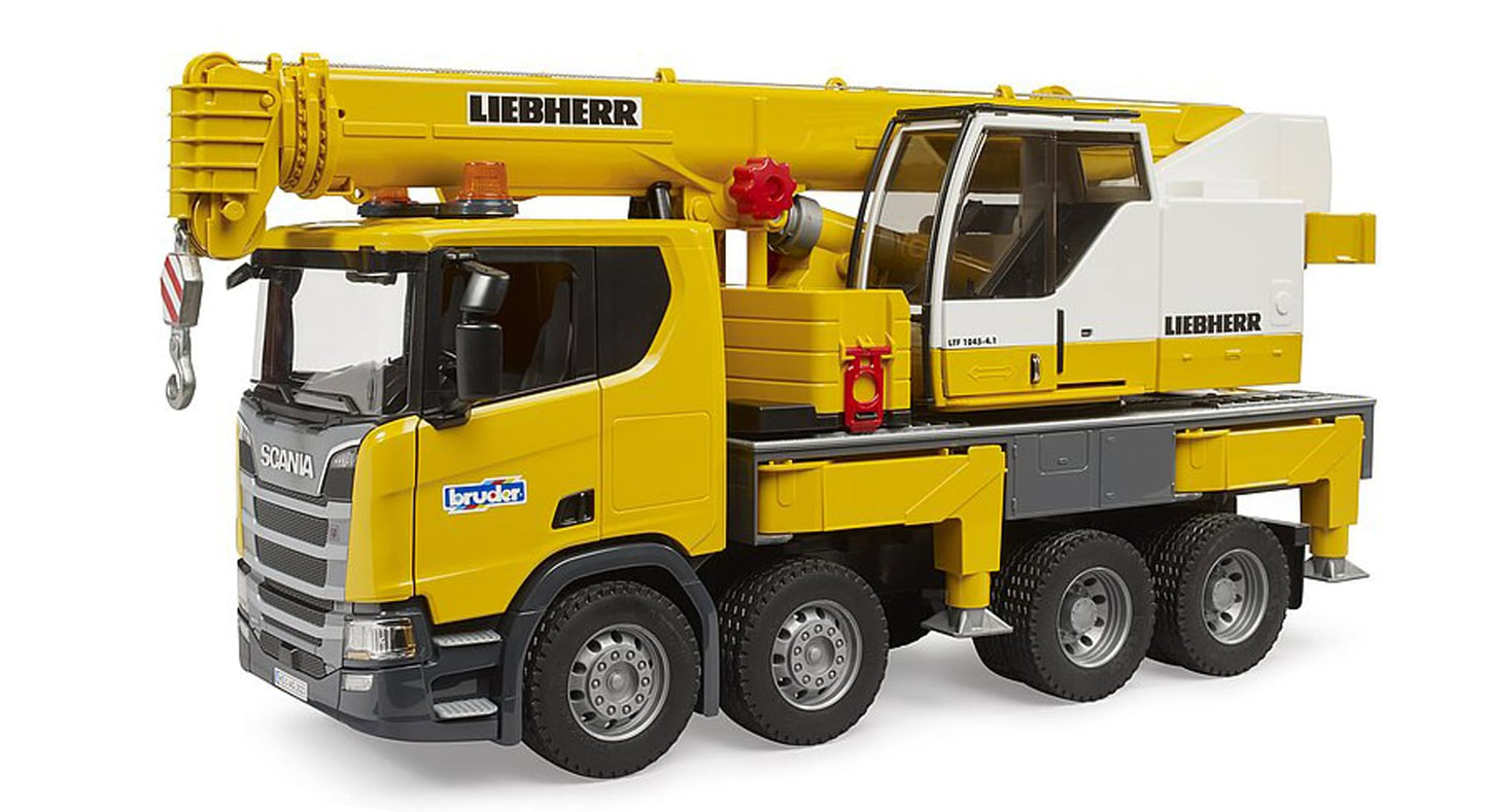 Bruder 03571 Scania Super 560R Liebherr Crane Truck with Light & Sound Module