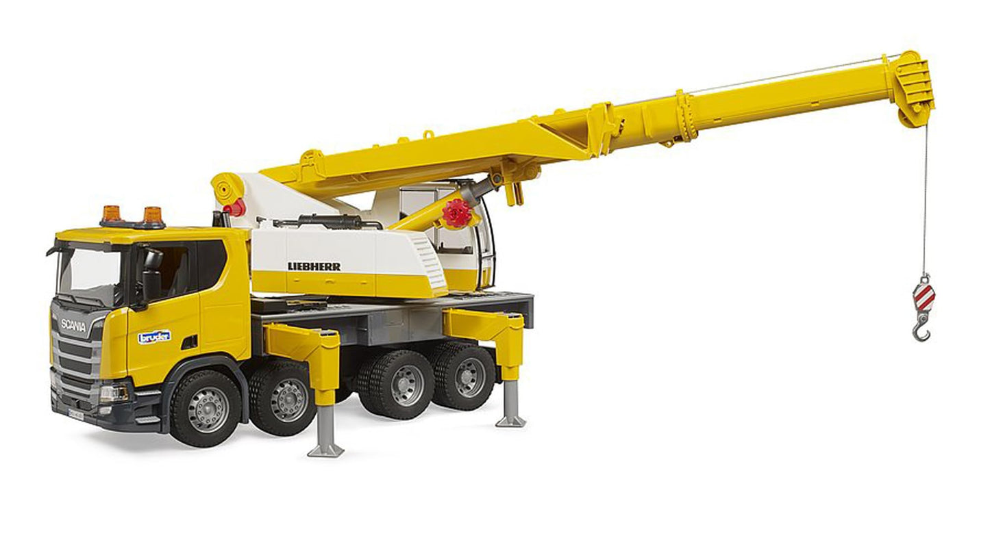 Bruder 03571 Scania Super 560R Liebherr Crane Truck with Light & Sound Module