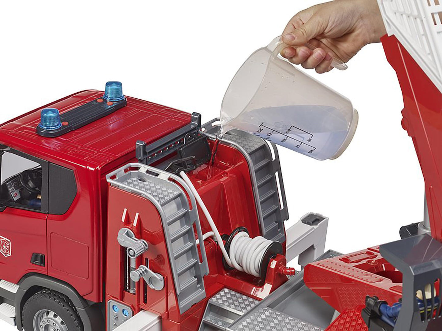 Bruder Scania Super 560R Fire Engine with Water Pump & L&S Module