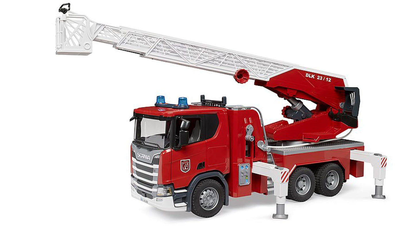 Bruder Scania Super 560R Fire Engine with Water Pump & L&S Module