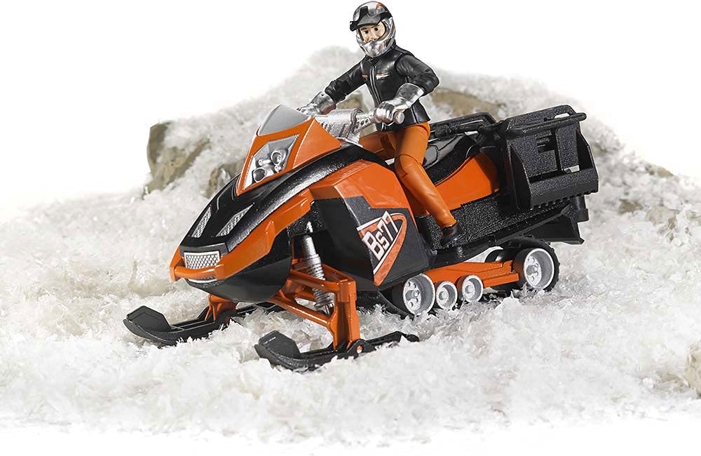 Bruder Snowmobile with Driver & Accessories – 1:16 Scale, Made in Germany
