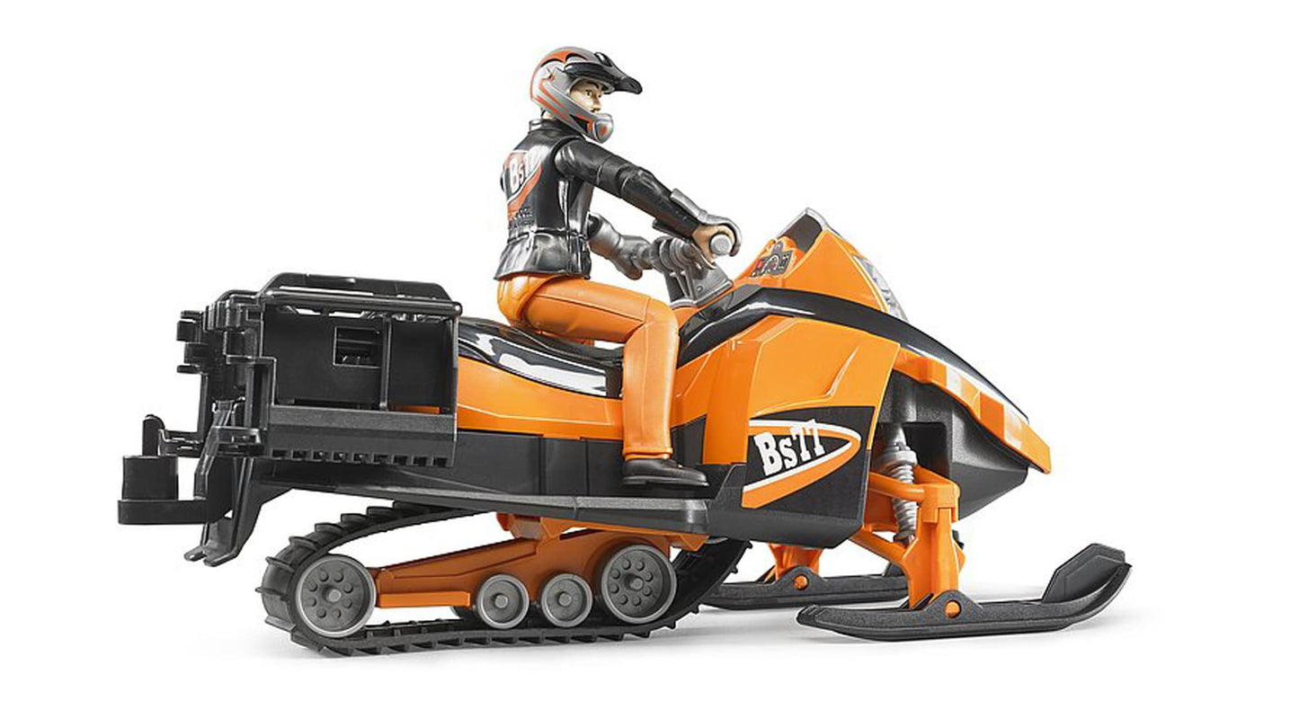 Bruder Snowmobile with Driver & Accessories – 1:16 Scale, Made in Germany