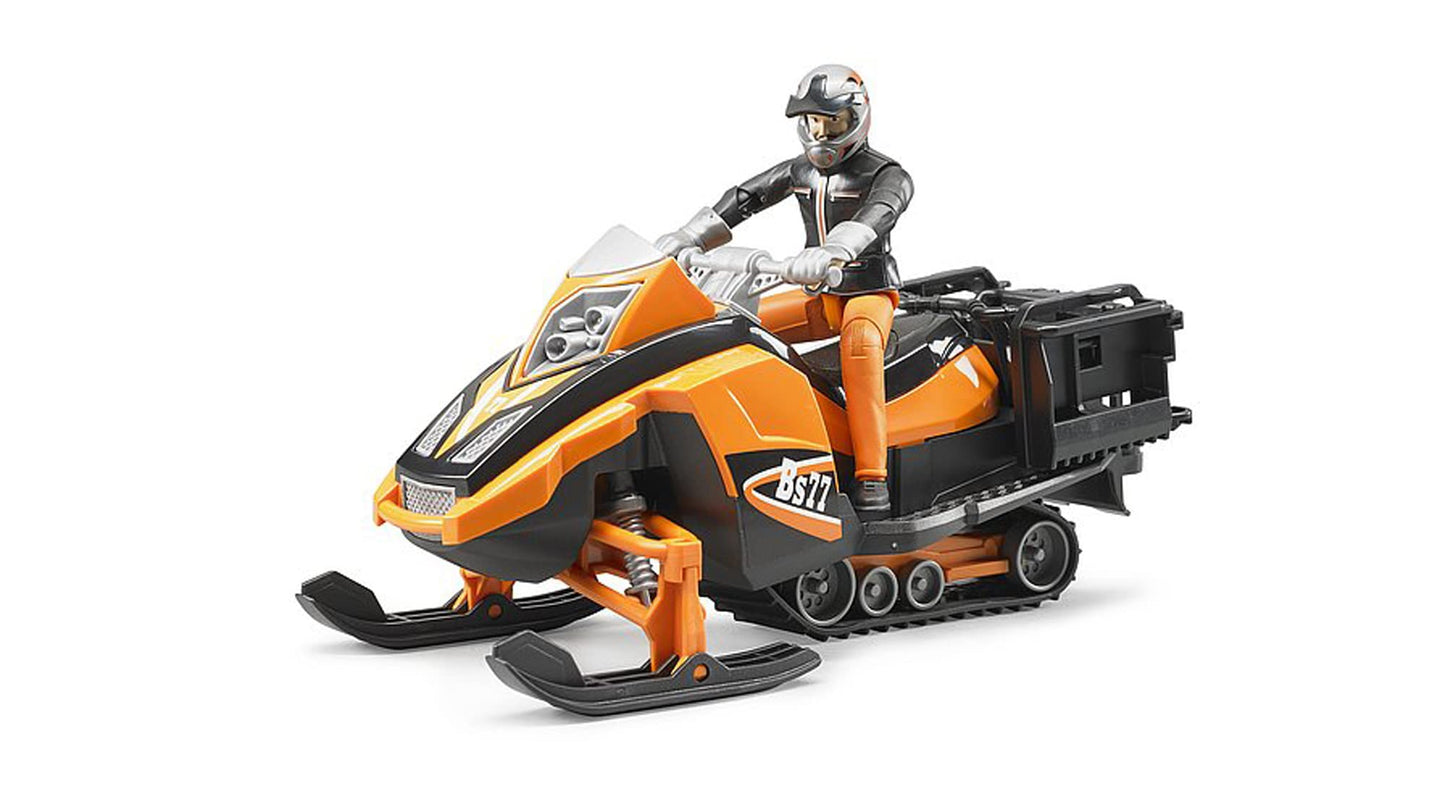 Bruder Snowmobile with Driver & Accessories – 1:16 Scale, Made in Germany