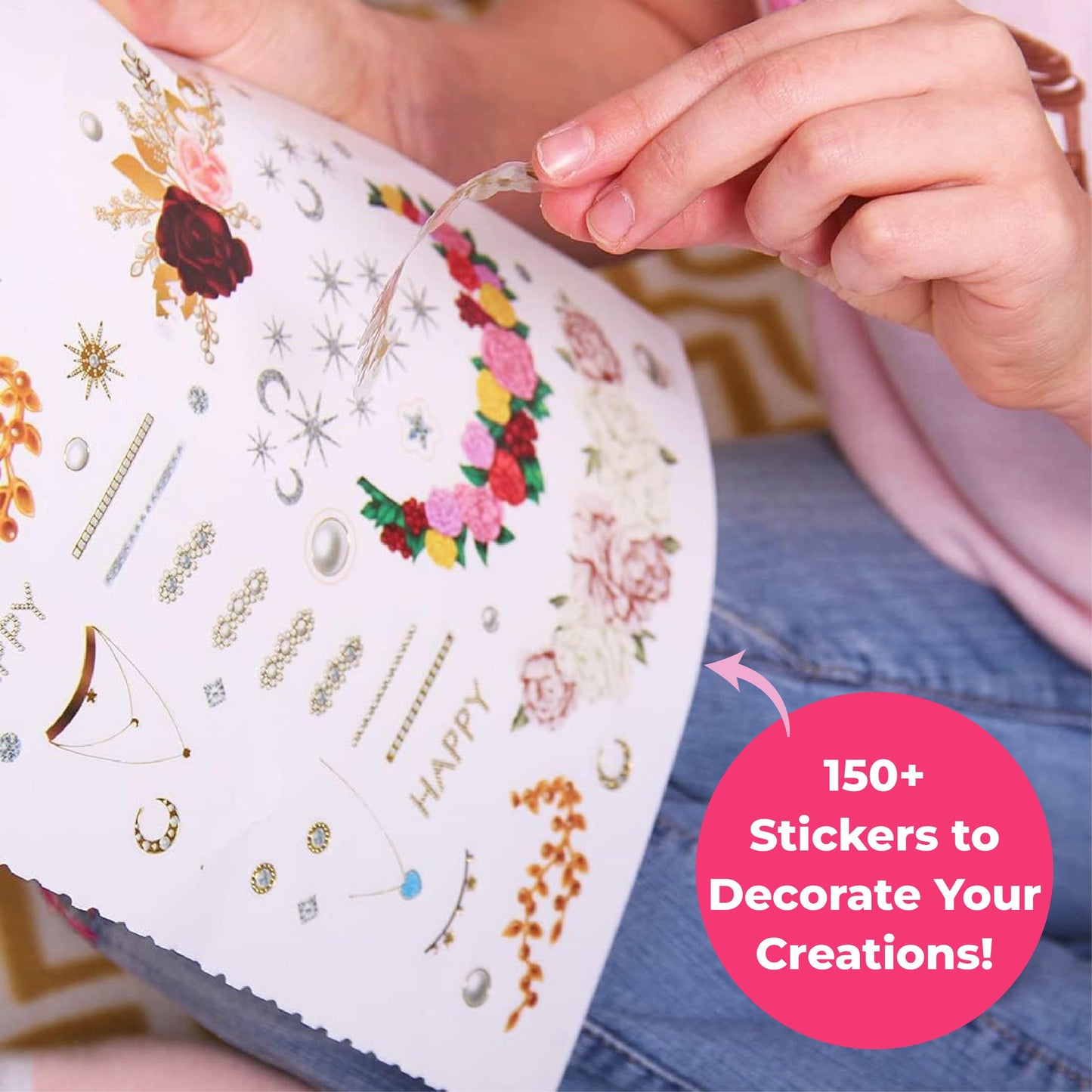 BSCOOL Drawing, Coloring & Fashion Design Book for Kids 5+ | Hairstyles with Stickers and Sketches
