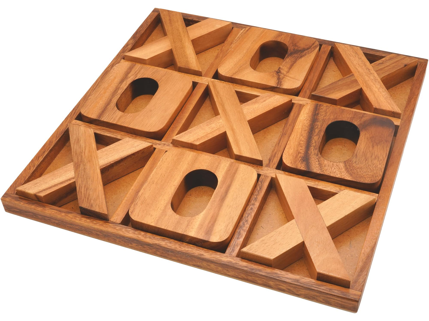 BSIRI Jumbo Tic Tac Toe Board - Rustic Wall Decor for Family Game Night