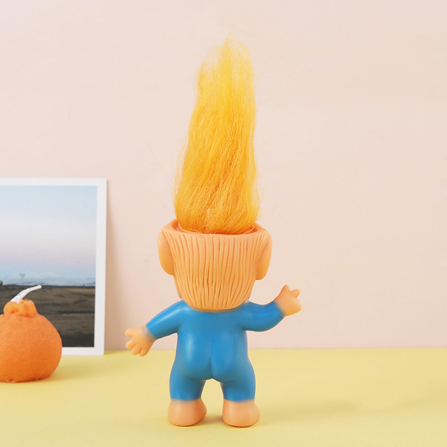 BSMTEBN Donald Trump Troll Doll – Rubber 3x4 Inch, Red Tie, Fun Desk Gift for Trump Fans (2025)