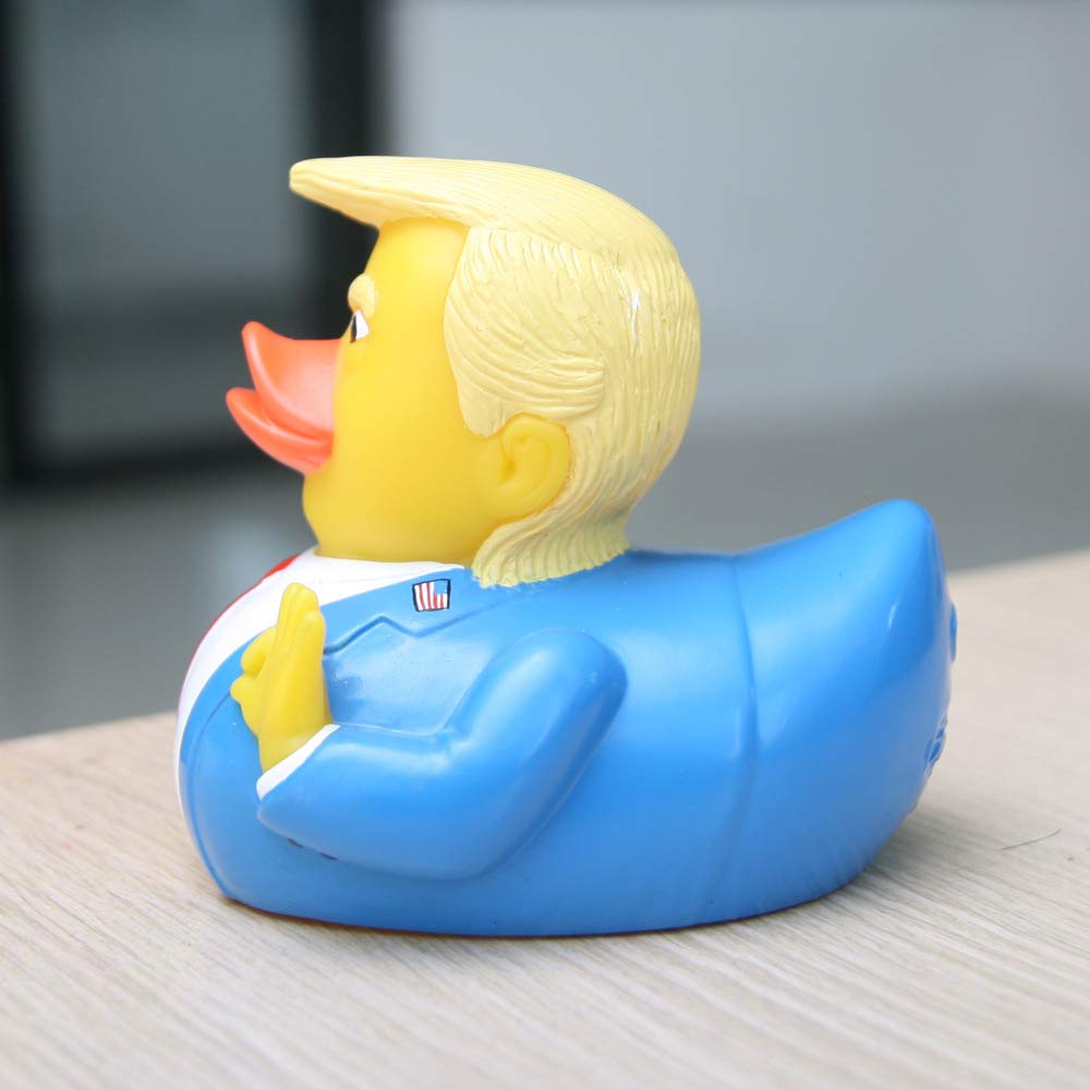BSMTEBN Trump Bath Duck Toy – Squeaky Rubber Baby Bath Toy for Kids | Gift & Party Decor
