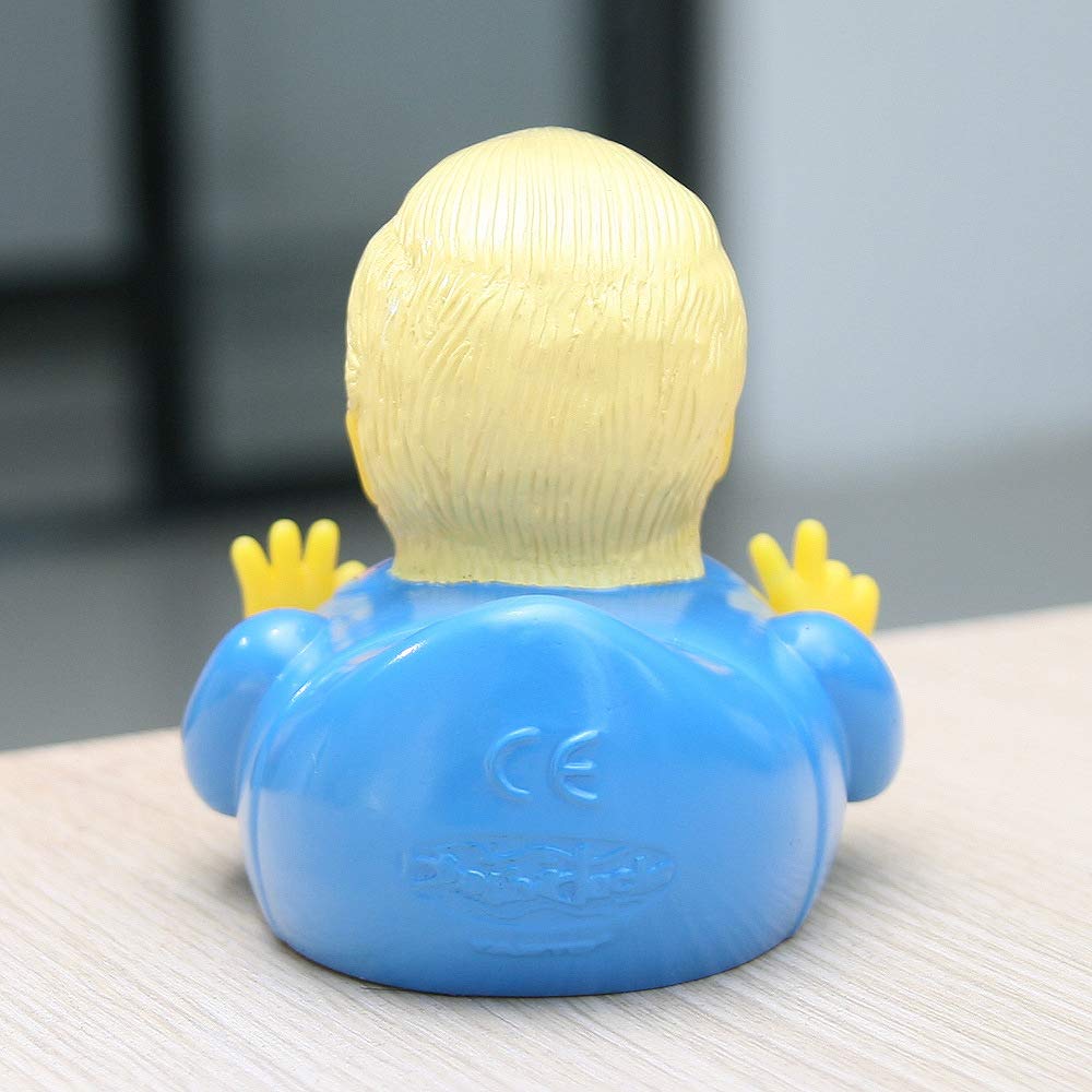 BSMTEBN Trump Bath Duck Toy – Squeaky Rubber Baby Bath Toy for Kids | Gift & Party Decor