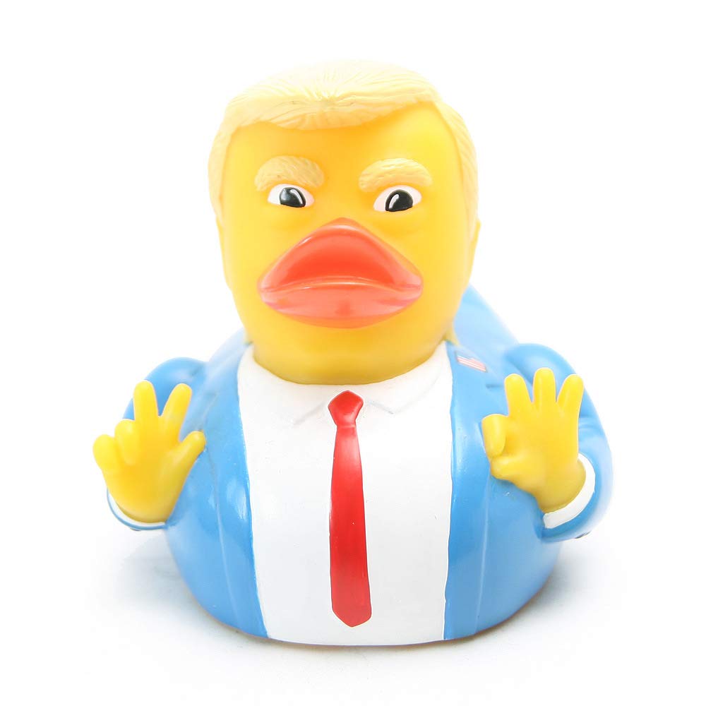 BSMTEBN Trump Bath Duck Toy – Squeaky Rubber Baby Bath Toy for Kids | Gift & Party Decor
