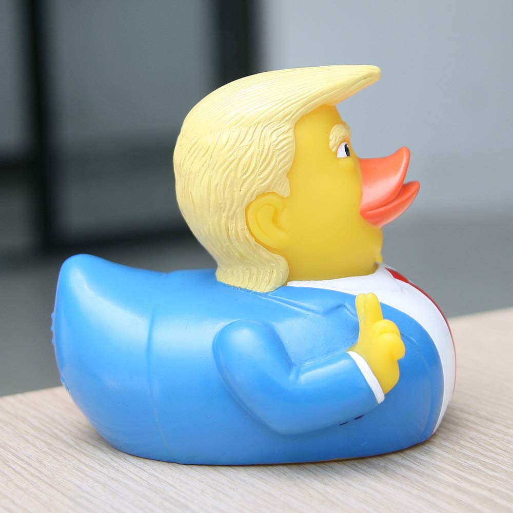 BSMTEBN Trump Bath Duck Toy – Squeaky Rubber Baby Bath Toy for Kids | Gift & Party Decor