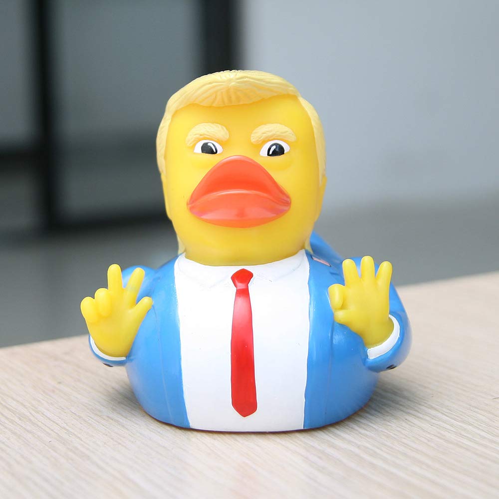 BSMTEBN Trump Bath Duck Toy – Squeaky Rubber Baby Bath Toy for Kids | Gift & Party Decor