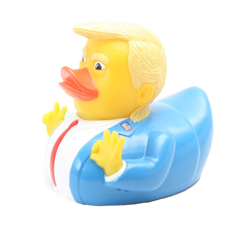 BSMTEBN Trump Bath Duck Toy – Squeaky Rubber Baby Bath Toy for Kids | Gift & Party Decor