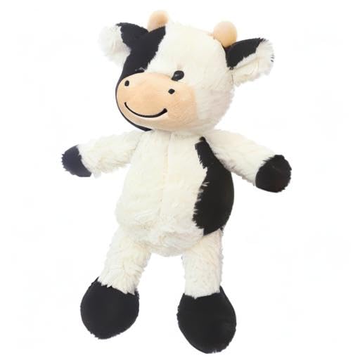 BSVOME 11.8-Inch Cow Plush Toy | Cute Soft Cow Doll for Kids