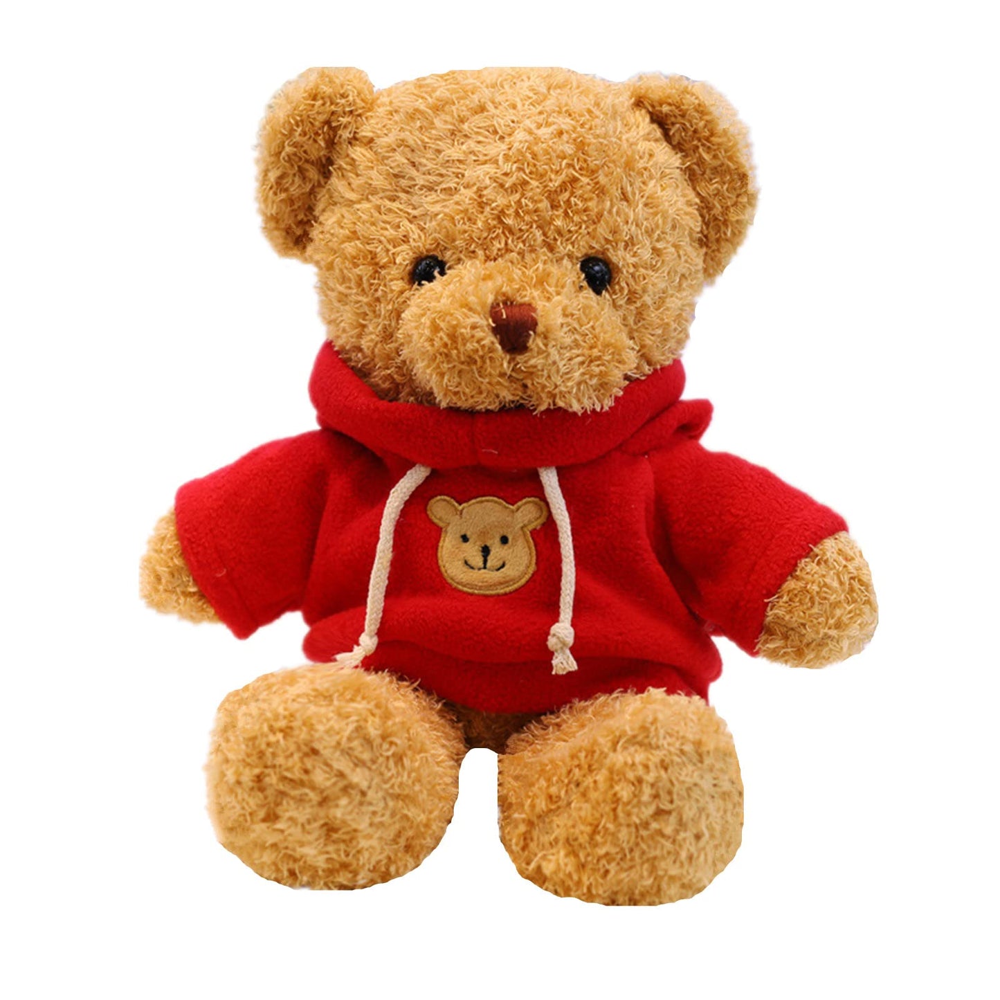 BSVOME 11.8-Inch Red Teddy Bear Plush – Soft Stuffed Bear for Kids & Gifting